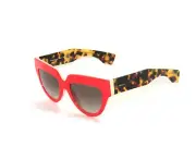 PRADA SPR29P 29P 29 RED/HAVANA/GRAY GRADIENT SL2-0A7 SUNGLASSES