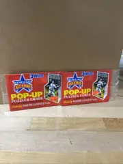 2 Packs 1987 DONRUSS Baseball Jumbo Pop-Up All Star Cards - Unopened Box 261
