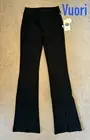 NWT Vuori Lux Rib Bootcut Legging Pant Black * Small