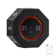 Rechargeable Visual Timer, 8-Angle Auto-Rotating Screen with Gravity Sensor, ...