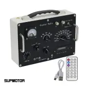 Retro Crystal Radio Medium Wave Shortwave w/ FM Radio & MP3 Music Player Module