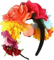 [FOMIYES] Hairband for Girls Floral Headband Stylish Hair Accessories for Holiday Decorations