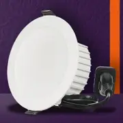 XLED XDA2 - Aura One 8W CCT Dimmable LED Downlight - White - 90MM Hole