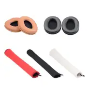 Comfortable Sponge Earpads Headbeams for Audio Technica ATH M50X M40X
