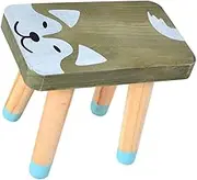 Alipis 1pc Boys and Girls Wooden Step Stool Non- Design Practical Low Stool for Home Use Stable Footstool for Toddlers for Changing Shoes and Everyday Tasks