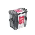 2PK Box Sweden 330ml Mini Stacker Box Storage Organiser Container Case Charcoal