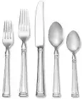Lenox Esquire Flatware Set, Place Settings, Spoons, Forks, Knives, Serving pcs +