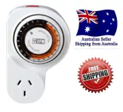 Timer Power Point Analogue HPM D809/1 - Lights Heater Coffee Pool Slow Cooker
