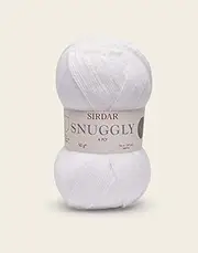 [Sirdar] Snuggly 4 Ply, White (251), 50g