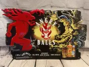 Angry Orchard Angry Balls Sign Fireball Whiskey Tin Metal