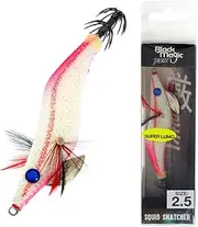 Black Magic Squid Snatcher Squid Jig Lumo Size 2.5 Lava Glow