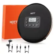 HOTT CD Player Portable with Bluetooth, Portable CD Player, CD-R,MP3 CD711T