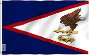 ANLEY Fly Breeze 3x5 Feet American Samoa Flag - Vivid Color and Fade Proof - Canvas Header and Double Stitched - American Samoan Flags Polyester with Brass Grommets 3 X 5 Ft
