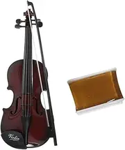AKOOSY 1 Set String Miniature Violin Realistic String Musical Instrument for Simulated Plaything with Bow for Performance and Adornment Craftsmanship and Design