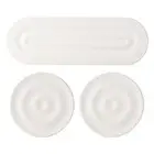 Diatomaceous Stone Tray Set 3Pcs for Moisture Absorption and Home Decoration
