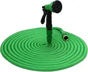 Daseeme Garden Hose Stretchy Hose Expandable Water Hose Flexible Expanding Watering Hose with Nozzle 25ft