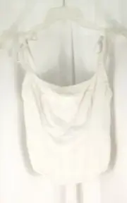 GILLY HICKS White MICRO CORSET M CURVY NWT