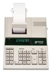 Monroe 122PDX Print Display Calculator