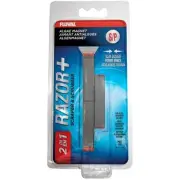 Fluval Razor+ 2-in-1 Algae Magnet, Aquarium Glass Scraper Small