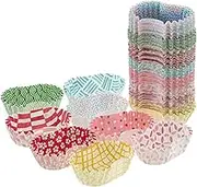 Artem Side Dish Cups, Bento Cups, Oval Shape, Japanese Pattern, 80 Pieces, 8 Patterns x 10 Pieces, Microwave Safe, Made in Japan
