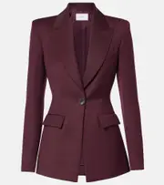 [Alex Perry] Alex Perry Single-breasted blazer AU 14 burgundy