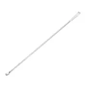 Micro Lab Sampling Spoon Double Head Stainless Steel Mixing Spatula 220mm 5Pcs