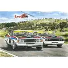 Ford Falcon Bathurst 1977 Print by Mike Harbar Allan Moffat #1 Bathurst 1000