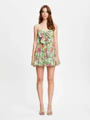 BNWT ALICE MCCALL MULTI WILDFLOWERS MINI DRESS - SIZE 6 AU/2 US (RRP $360)