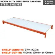 Longspan Racking EXTRA SHELF Steel Shelves Warehouse Shelving Garage Storage