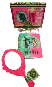 Wicked 96 Sheet Journal & Box Set Glinda Jrnl Stickers Pen & Dbl Sided Mirror
