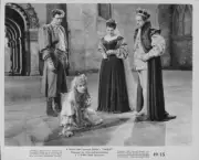 Jean Simmons Basil Sydney a scene movie Hamlet 1948 Historic Old Photo