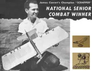 Model Airplane Plans (UC): SCRAPPER 36" Combat for .36 by James Cowart (Ambroid)