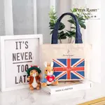 PETER RABBIT 比得兔⚡超值組合⚡英國國旗帆布購物袋＋絨毛娃娃悠遊卡（二款可選）