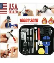 Watch Repair Kit 147pcs Watchmaker Back Case Remover Opener Link Pin Spring Bar