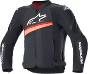 Alpinestars T-GP Plus R V4 Airflow perforated Motorcycle Textile Jacket, black-red, Size M for Men Black Red