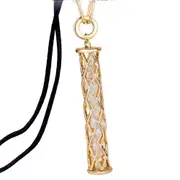 Krystal Hour Glass Long Necklace Embellished With SWAROVSKI® Crystals