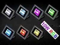 在飛比找Yahoo!奇摩拍賣優惠-LED10W 變色 投射燈~廣告~招牌燈飾 10W 850L