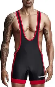 MMWMJWMB Men's Leotard Underwear Jumpsuits Gym Workout Wrestling Singlet Jockstrap Bodysuit