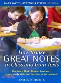 在飛比找三民網路書店優惠-How to Take Great Notes in Cla