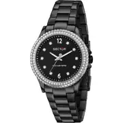 Sector R3253161535 Black Stainless Steel Womens Watch