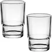 Beer Glasses Set, Beer Glasses 2Pcs, 200ml Drinking, Transparent Glass Drinking for Bar