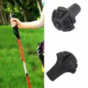 Nordic Walking Stick Tip Protectors Trekking Pole Round Rubber Outdoor Hiking