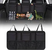 Doukesh Car Boot Organiser with 8 Large Pockets Back Seat Boot Bag Storage Box Car Storage Bag Car Box Boot Waterproof
