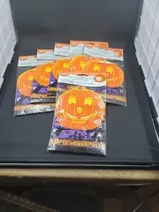 Vintage Wilton Halloween Jack-o-Lantern Pumpkin Shaped Treat Bags 25 ct - 6 Pkgs