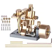 Mini Inline Double-cylinder Swing Steam Engine Model (without Boiler)
