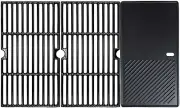 Grill Cooking Grates And Griddle 3Pcs 16 7/8" for Charbroil Kenmore Master Chef