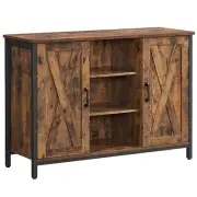 Sideboard Küchenschrank offene Regalfächer Beistellschrank mit Türen Sideboard