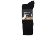 Holeproof Rib Wool Bus S10012 Black