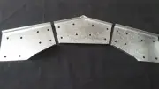 Pressed Purlin Brackets 8inch/200mm shed parts Set 1 apex 2 haunch 3mm Gal Steel